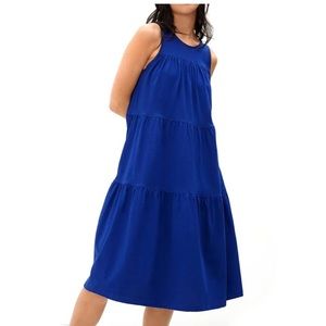 Everlane blue midi dress
